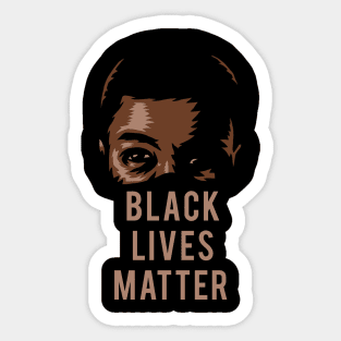 black lives matter isolated Sticker